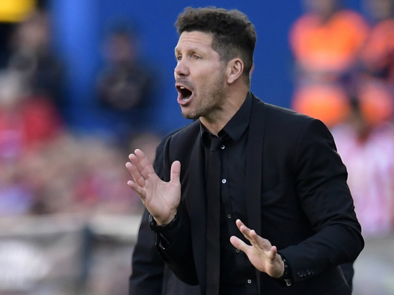 Simeone refuses to answer questions on future