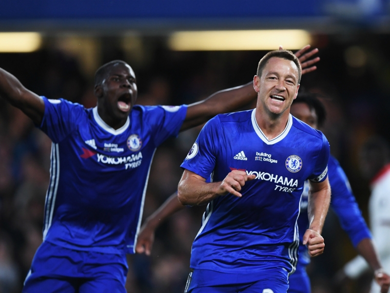 Chelsea 4 Watford 3: Terry on target as champions march on