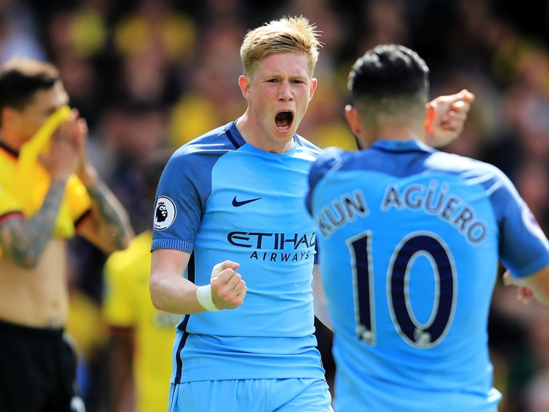 Who had the most assists in Europe in 2016-17? De Bruyne, Suarez and the leading creators