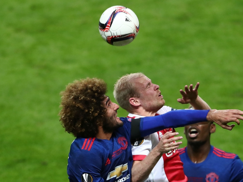 Marouane Fellaini sets headers record in Europa League final