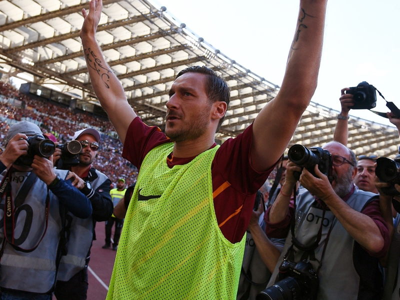 Totti farewell sees him cement standing alongside Buffon and Maldini as Serie A legend