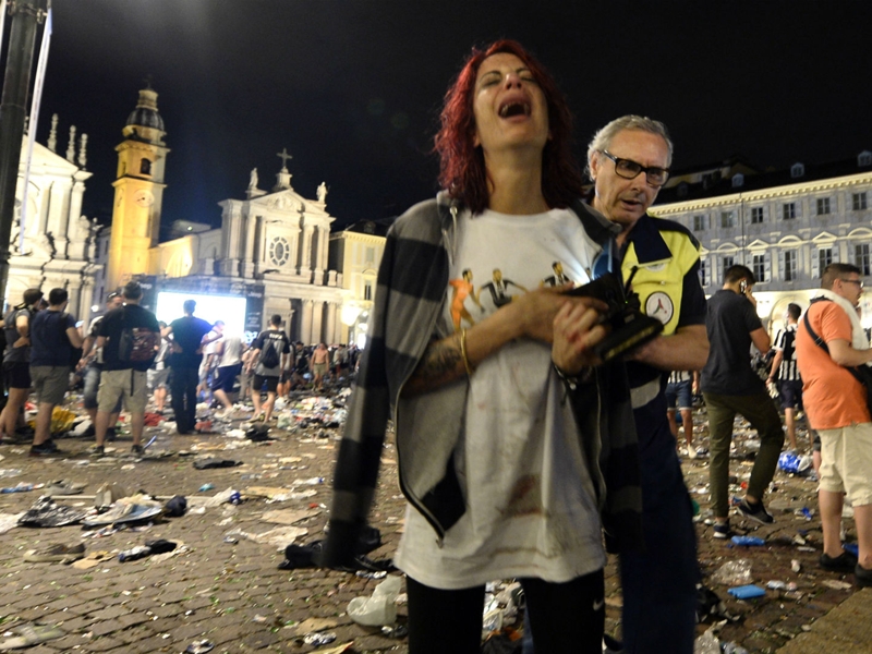 'Panic and psychosis' leaves over 1,500 injured in Turin during Champions League final