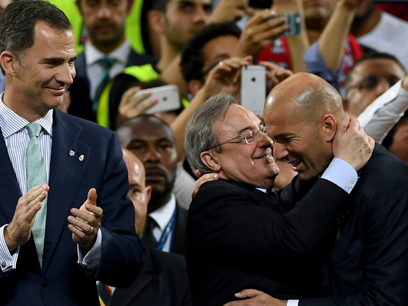 VIDÉO - Perez : "Zidane, le meilleur entraineur au monde"
