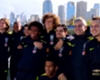 WATCH: Brazil take boat ride through Melbourne