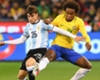 Nicolás Tagliafico Willian Silva Brasil Argentina Friendlies 09062017 Nicolás Tagliafico Willian Silva Brasil Argentina Friendlies 09062017