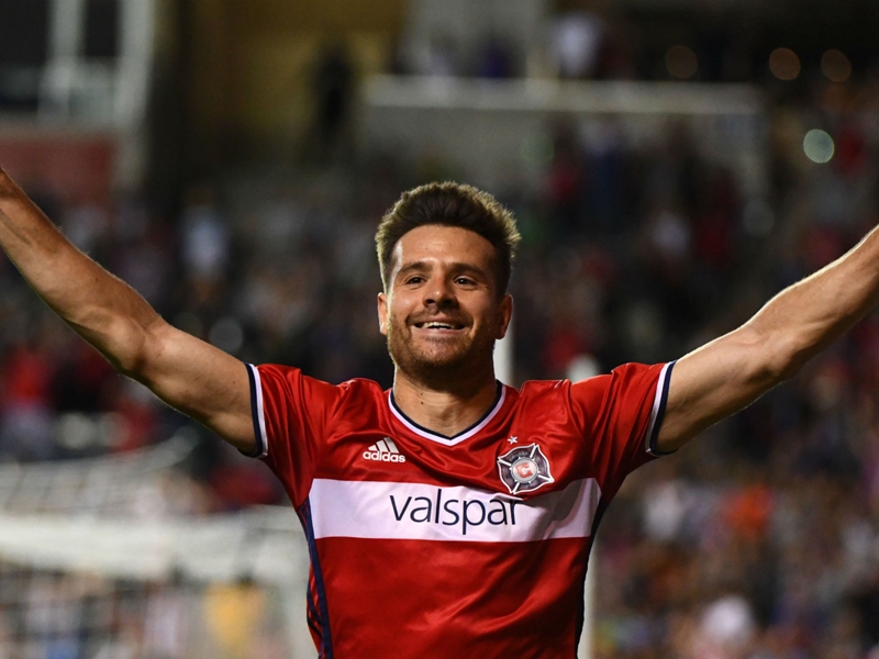 WATCH: Solignac scores clever heel flick to give Chicago the lead