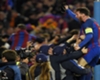 March 2017 | Messi celebrates with the crowd after Barca beat PSG 6-1 to overturn a 4-0 first leg deficit March 2017 | Messi celebrates with the crowd after Barca beat PSG 6-1 to overturn a 4-0 first leg deficit