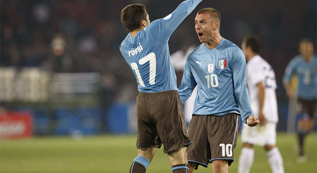 Giuseppe Rossi & Daniele De Rossi - USA-Italy - Confederations Cup (Chris Ricco/Sports Inc/Press Association Images)