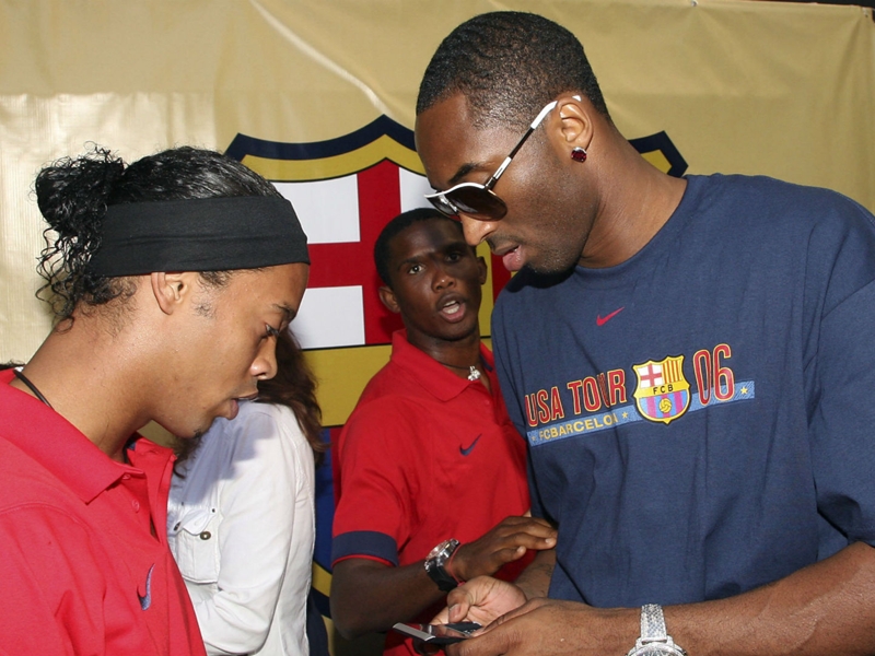 Ronaldinho told Barca fan Bryant that Messi would be greatest ever