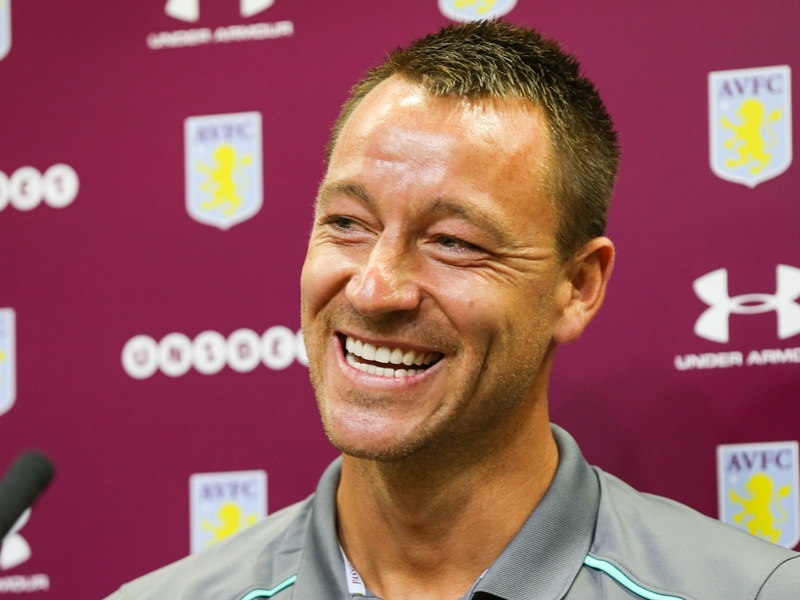 Stand by JT! Terry belts out classic in Aston Villa initiation