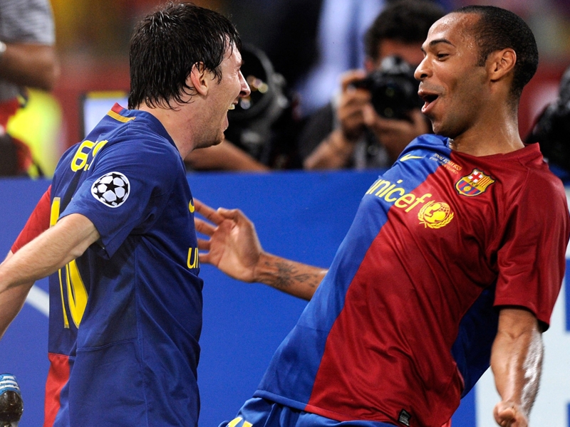 Henry compares Messi to Mona Lisa