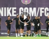 VÍDEO: Deulofeu y Rafinha, únicas ausencias en el estreno de Valverde en Barcelona