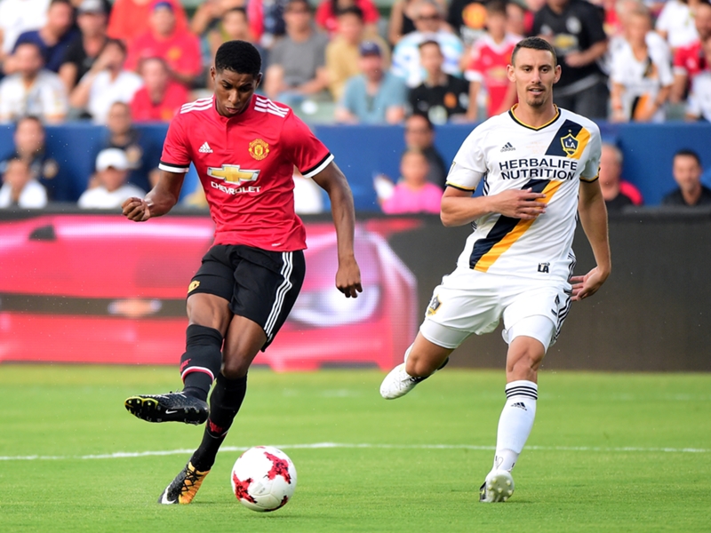 Rashford outshines Lukaku as Man Utd hammer Galaxy