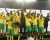 Bafana Bafana lift the Nelson Mandela Challenge trophy Bafana Bafana lift the Nelson Mandela Challenge trophy