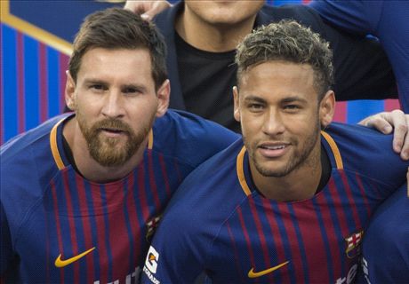 'Neymar is on Messi's level' - Chiellini