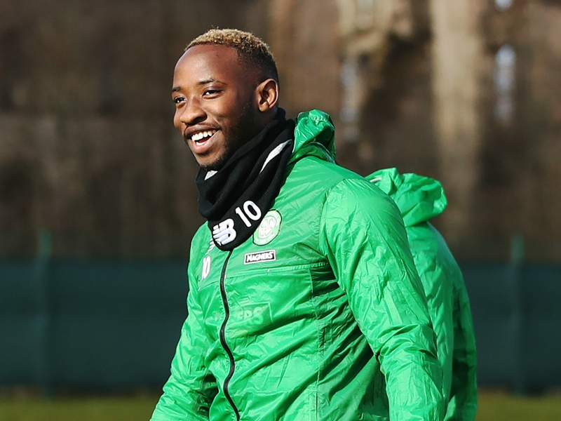 Moussa Dembele back in Celtic training