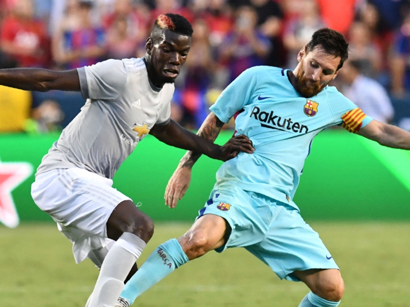 'Messi has football inside him' - Pogba admits to being a member of Barcelona star's fan club