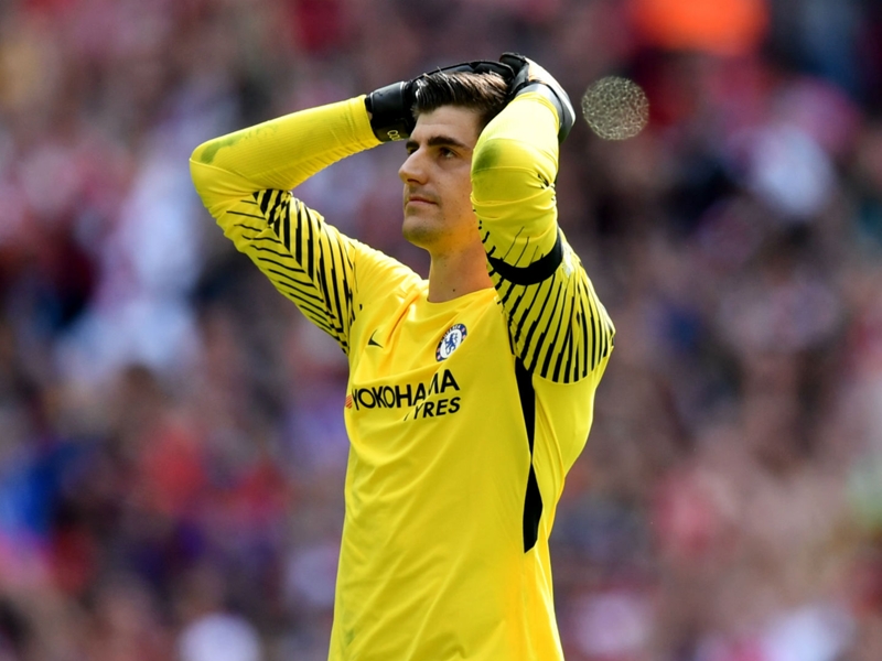 Courtois one of the best penalty takers - Conte defends wild miss