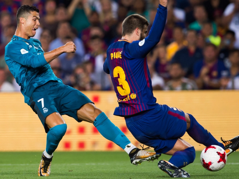 Barcelona 1 Real Madrid 3: Ronaldo hits wondergoal before seeing red in thrilling Supercopa clash