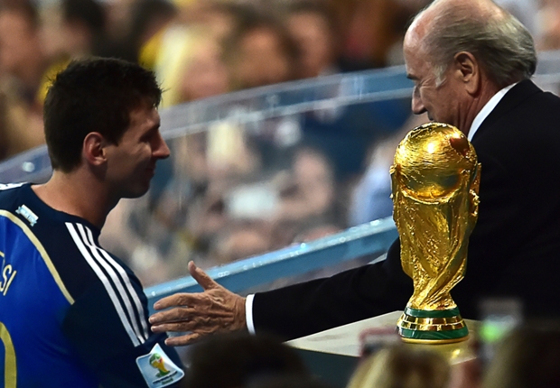 Blatter: Messi didn't deserve World Cup 2014's Golden Ball