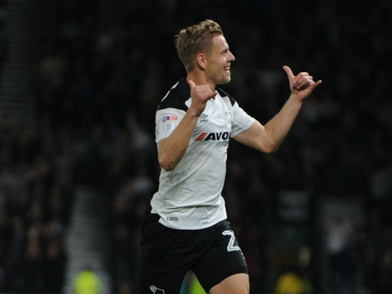 Derby County 5 Hull City 0: Vydra and Johnson double up in emphatic victory