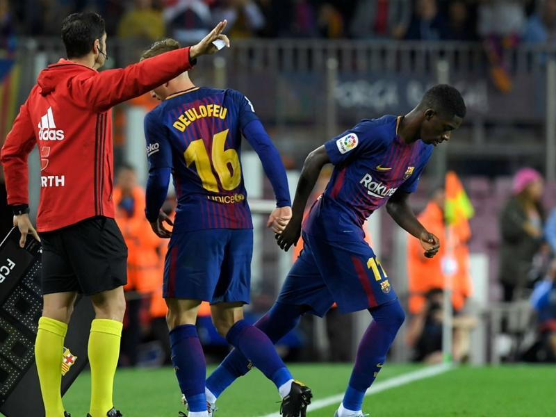 FC Barcelone, Ousmane Dembelé sort sur blessure face à Getafe