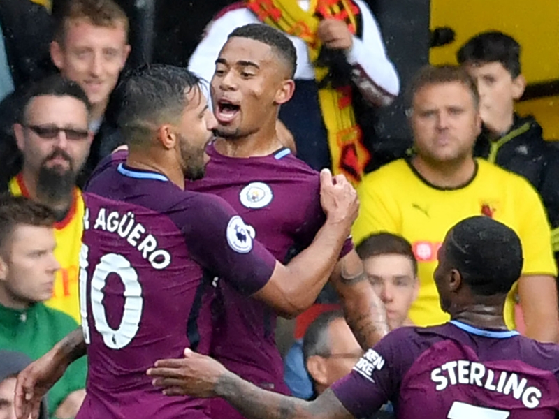 Watford 0-6 Manchester City : le duo Jesus-Agüero fait encore des merveilles