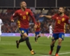 Rodrigo celebrates Spain's opening goal