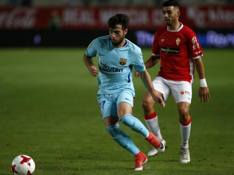 Real Murcia 0 Barcelona 3: Arnaiz bags debut goal to put Catalans in charge