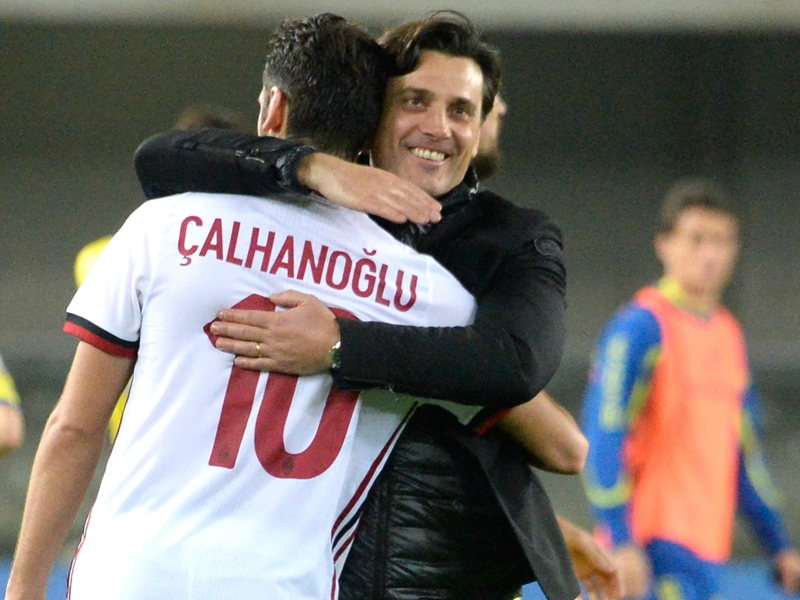 Milan boss Montella relishing Juve clash after Chievo rout