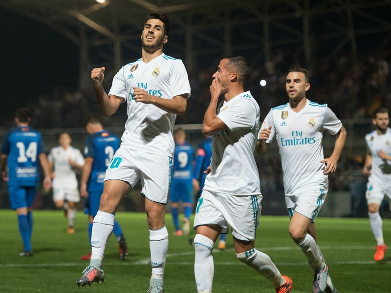 Fuenlabrada 0 Real Madrid 2: Asensio, Vazquez spot-kicks settle Copa first-leg clash