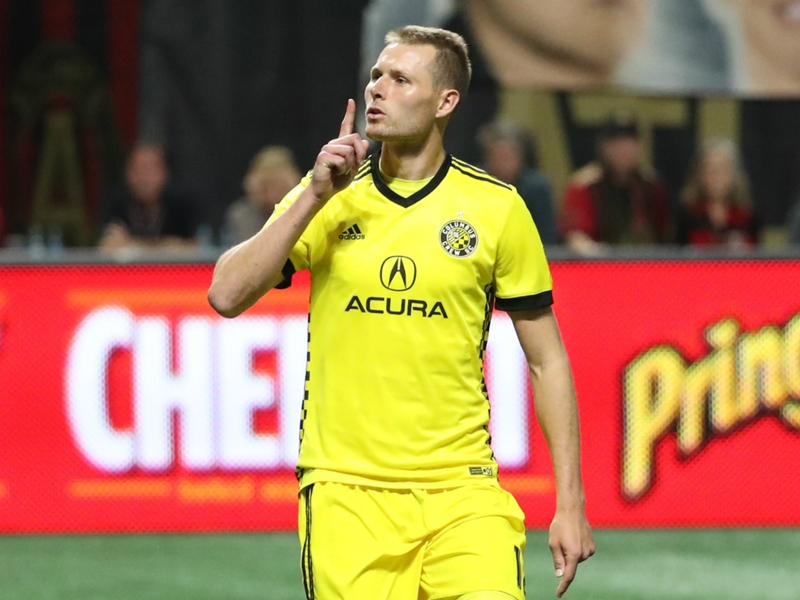 MLS playoff record crowd watches Atlanta fall to Crew on penalties