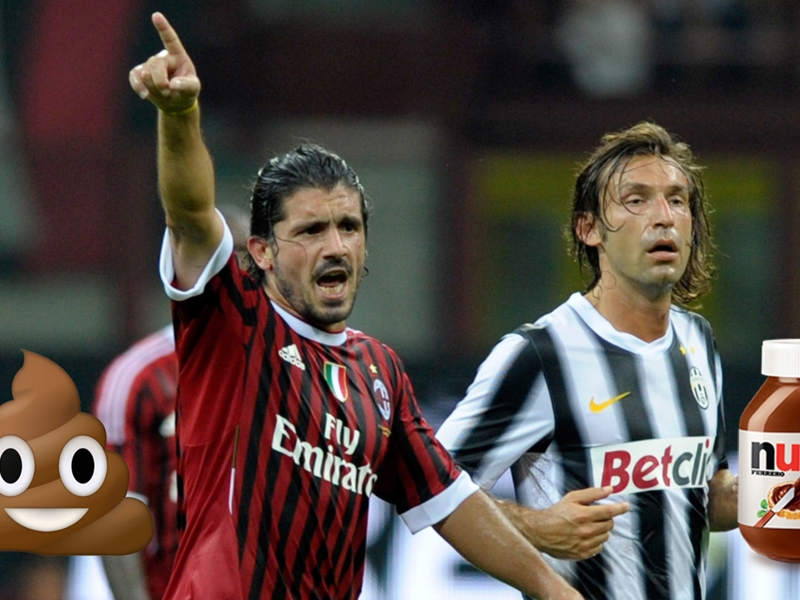 Gattuso: I was s*** compared to Pirlo's Nutella