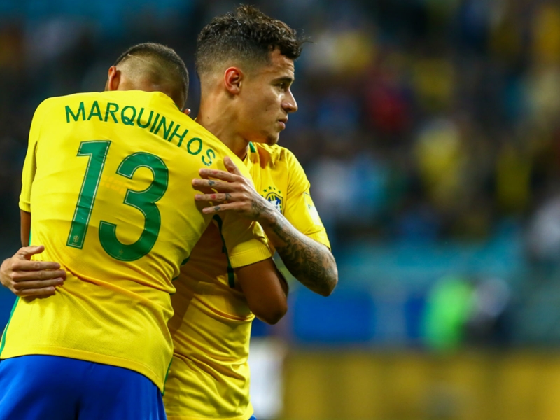 Coutinho '100 per cent fit' ahead of England clash