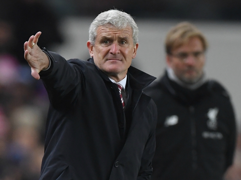 Mignolet 'clearly' should have been dismissed, says Stoke boss Hughes