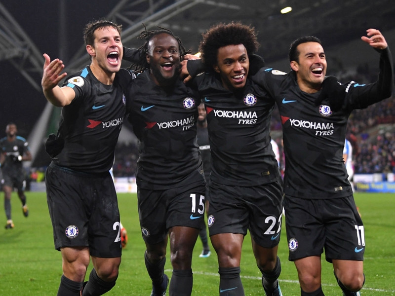 Huddersfield Town 1 Chelsea 3: Willian sparkles as Conte's side return to winning ways