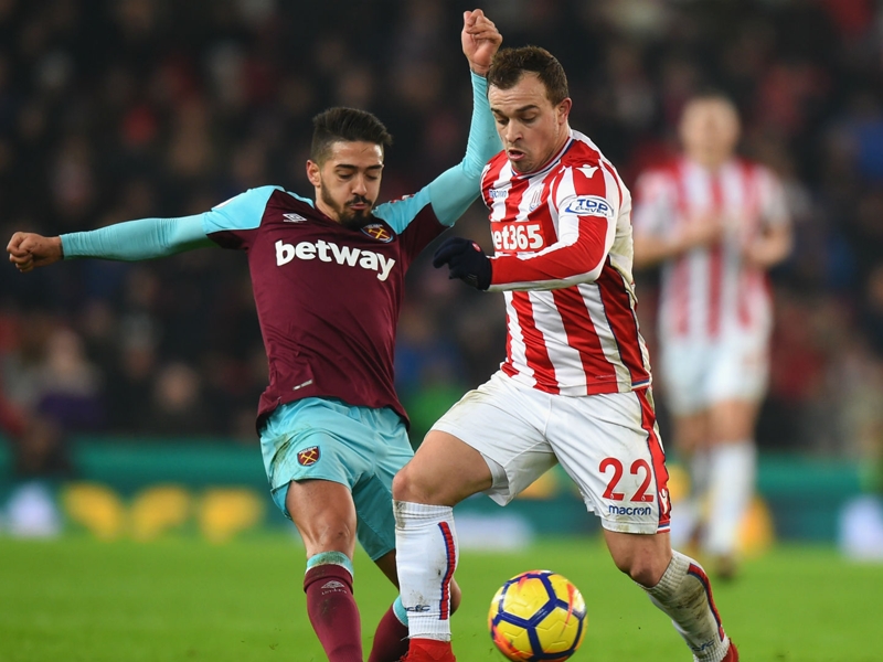West Ham star Lanzini banned for dive at Stoke