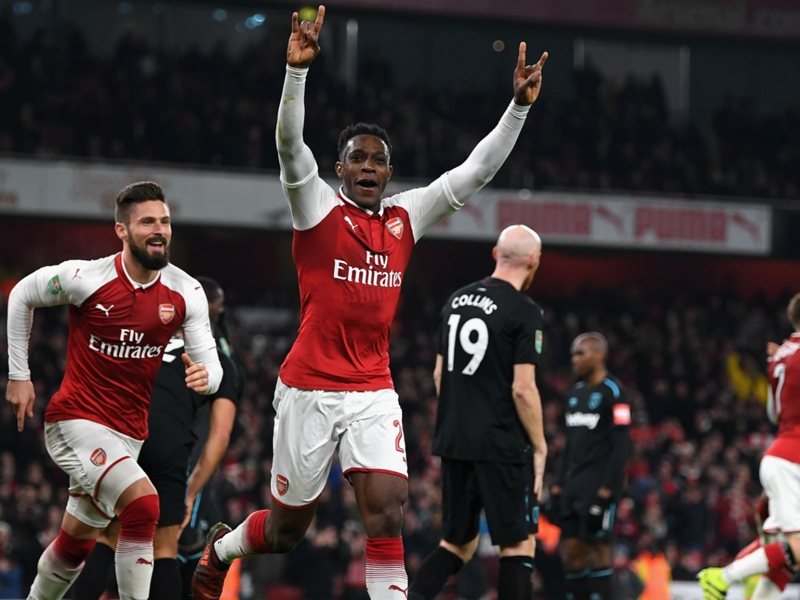 Arsenal 1 West Ham 0: Welbeck the difference in cagey EFL Cup quarter-final