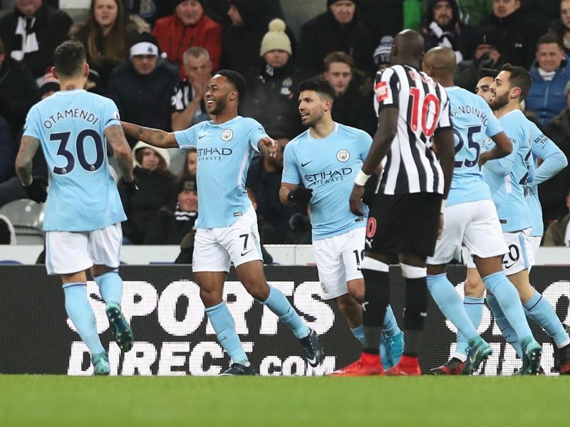 Newcastle United 0 Manchester City 1: Sterling sends leaders 15 points clear