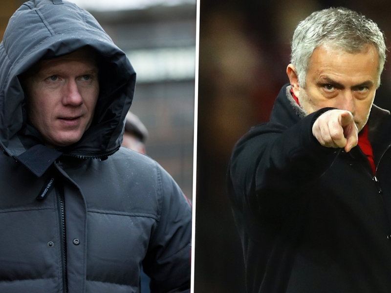 Mourinho blasts Man Utd legend Scholes for Pogba criticism
