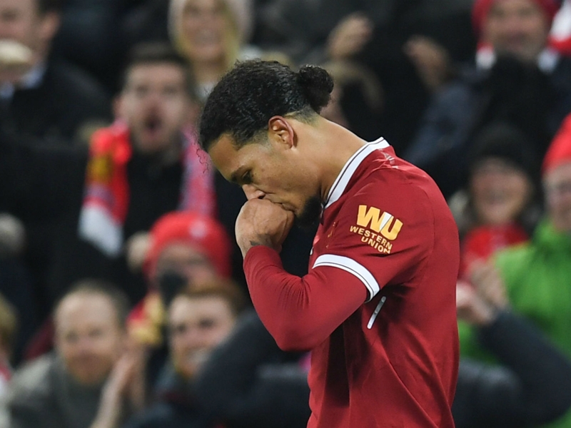 Liverpool 2 Everton 1: Van Dijk scores winner on debut