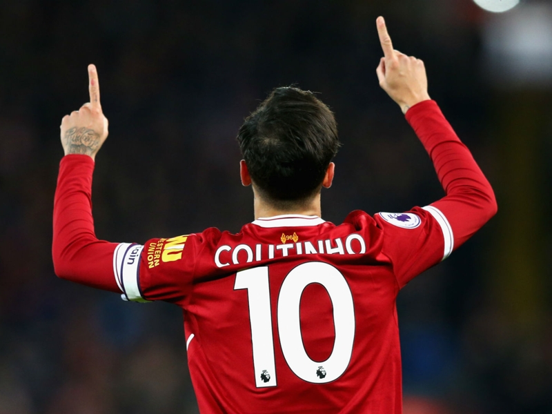 Liverpool to offer £50 voucher to fans with 'Coutinho 10' shirts