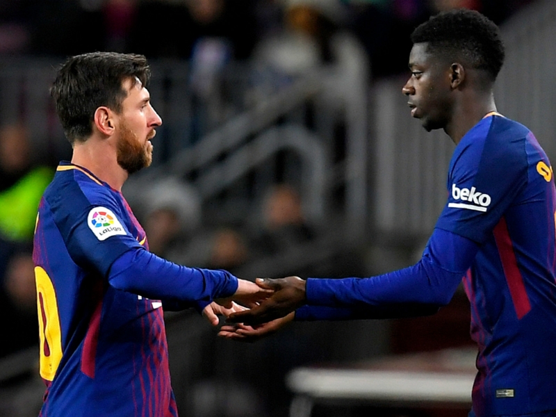 أزمة قبل الكلاسيكو | ديمبلي وميسي قد يغيبان عن برشلونة أمام ريال مدريد أزمة قبل الكلاسيكو | ديمبلي وميسي قد يغيبان عن برشلونة أمام ريال مدريد