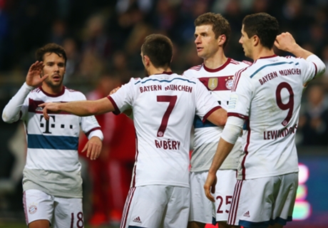 Bayern goleó como visitante