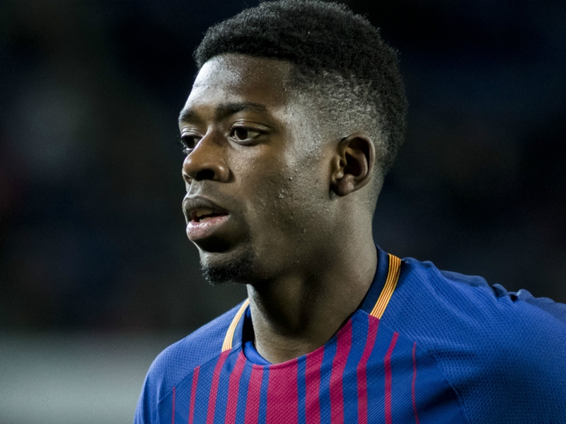 Barcelona's Dembele on track to return before Chelsea clash