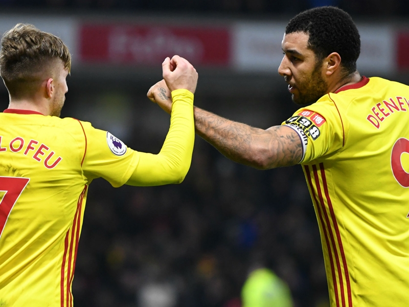 Deeney facing no action for middle-finger salute to Chelsea fans