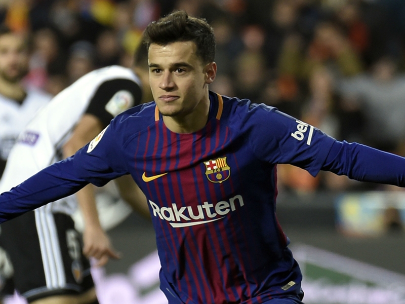 Philippe Coutinho scores first Barcelona goal in semi-final win