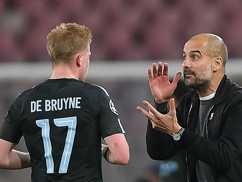Guardiola wary of granting rest to relentless De Bruyne