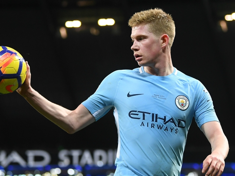 Manchester City, De Bruyne joueur du mois de janvier