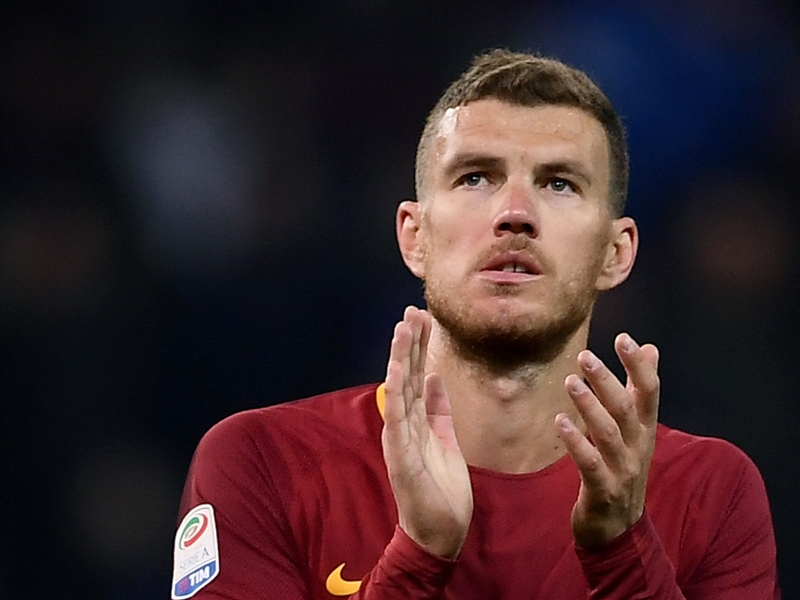 Chelsea talks 'pleased' Dzeko but Roma striker has no regrets